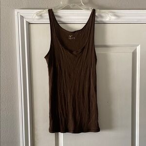 Brown tank top
